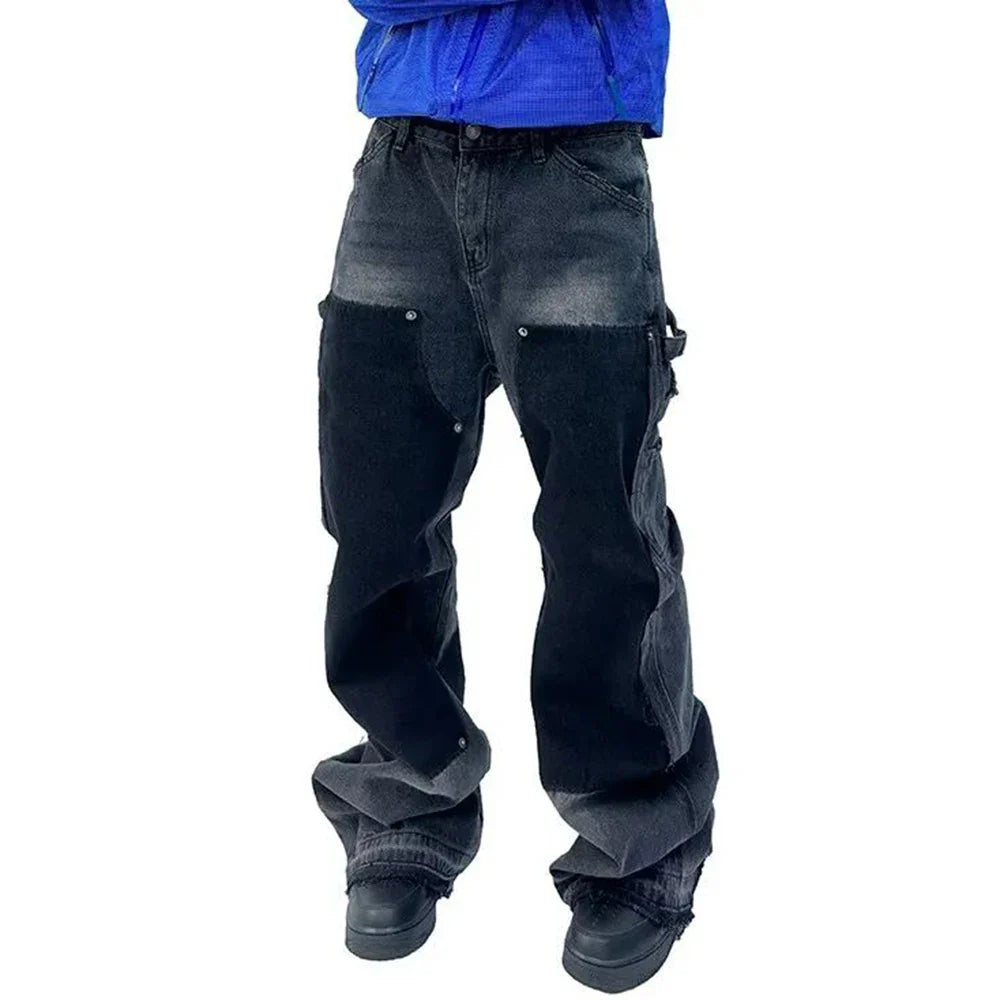 DESTROYED TASSEL JEANS